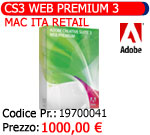 adobe cs3 web premium 3 mac ita retail 10700041 